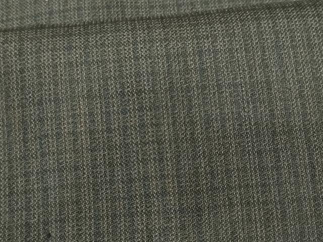 平和屋着物■男性　格子柄　正絹　逸品　CABC3602fb