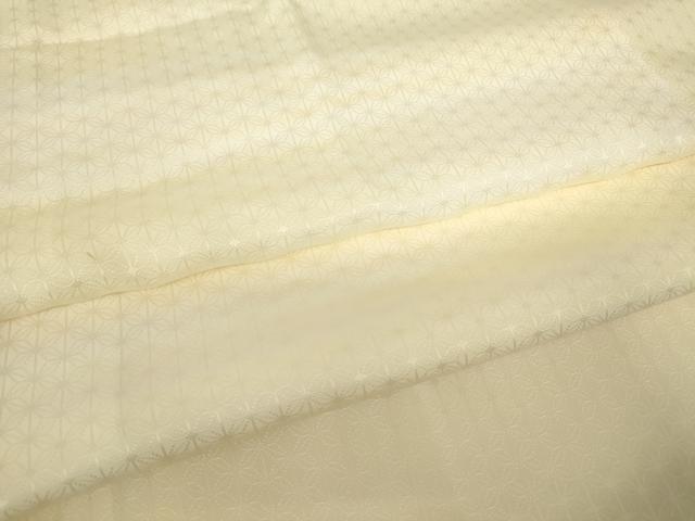 平和屋着物●長襦袢　袷　麻の葉横段文　正絹　逸品　DABC3679az
