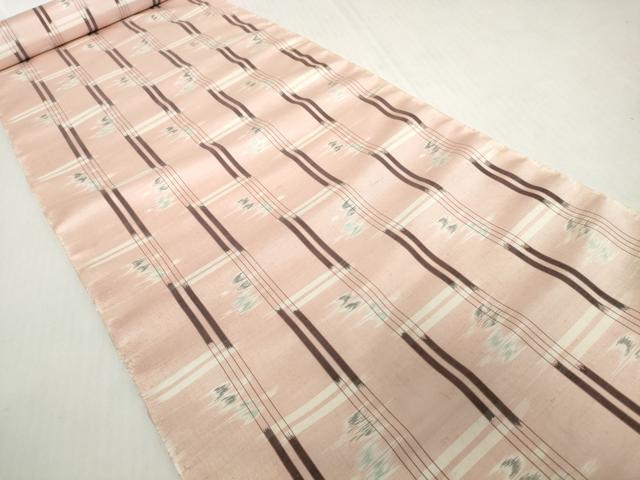 平和屋の平和屋着物●本場琉球絣　紬　反物　着尺　証紙付き　逸品　未使用　DABH2409zzz｜アングル2
