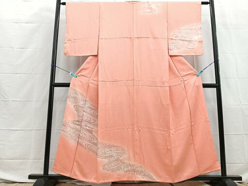平和屋着物■訪問着 流水花文 暈し染め 正絹 逸品 BAAR9442xa 平和屋着物■訪問着 流水花文 暈し染め 正絹 逸品 BAAR9442xa