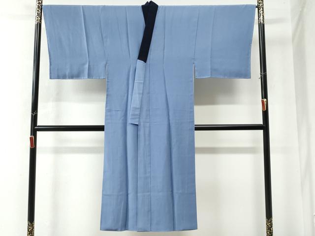 平和屋着物●男性　長襦袢　袷　手描き　東海道五拾三次　品川　箱根　暈し染め　正絹　逸品　未使用　CAAW7888yc