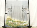 平和屋着物■豪華色留袖 手描き 風景文 暈し染め 金彩 正絹 逸品 BAAR1708bs