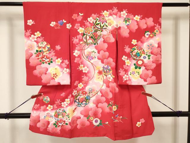 ■■■　サイズ　■■■ 【着物】 身丈 94.5cm（肩から） 裄丈 47cm 袖丈 57cm ■■■　商品詳細　■■■ 産着【表地：正絹・裏地：化繊・襦袢：化繊】の 状態は接写画像のように襦袢裏地に薄い汚れがございますが その他表地は特に...