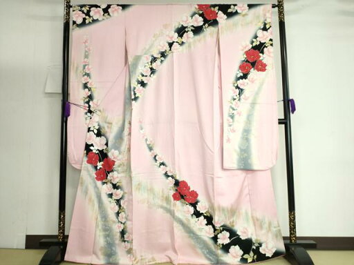 平和屋着物■豪華振袖 枝花文 金彩 正絹 逸品 DAAP1201ic 平和屋着物■豪華振袖 枝花文 金彩 正絹 逸品 DAAP1201ic