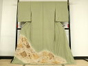 平和屋着物●染の聚楽 高橋泰三 色留袖 駒刺繍 正倉院花文 上代63万 金糸 金彩 仮絵羽 正絹 逸品 未使用 AABA4493np