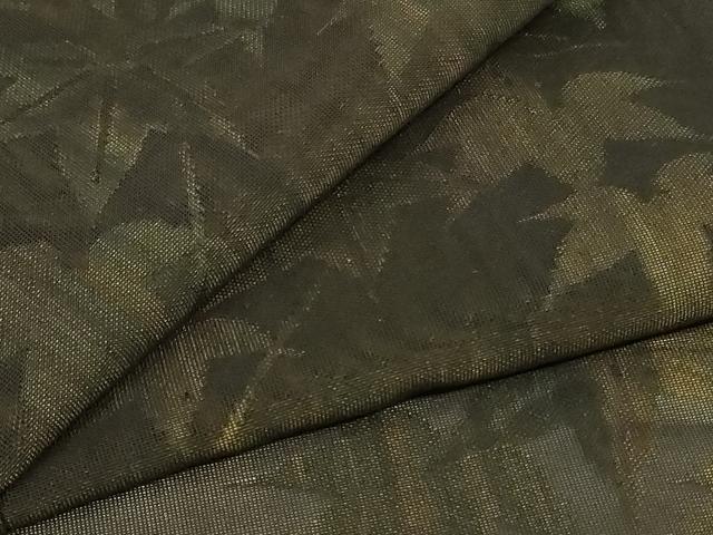 Kimono - 平和屋着物＊夏物　小紋　紗　楓文　正絹　逸品　AABH9435jd