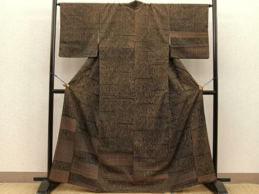 平和屋着物■訪問着 横段文 正絹 逸品 BAAR5815hz 平和屋着物■訪問着 横段文 正絹 逸品 BAAR5815hz