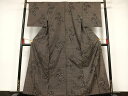 平和屋着物■本場大島紬 7マルキ 草花文 鈴乃屋扱い 正絹 逸品 AAAQ1934oa