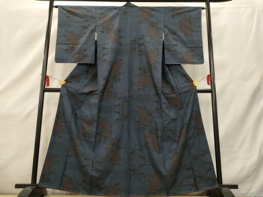 平和屋着物■本場大島紬 7マルキ 雲取り花文 正絹 逸品 未使用 AAAQ4977iu 平和屋着物■本場大島紬 7マルキ 雲取り花文 正絹 逸品 未使用 AAAQ4977iu
