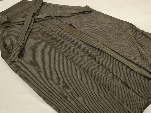 Uramono - 平和屋着物＊夏物　男性　行灯袴　縞　正絹　逸品　AABH9440jd