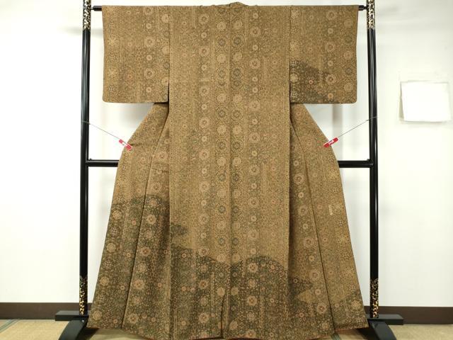 平和屋着物■訪問着 作家物 吉祥花鳥文 正絹 逸品 CAAO5119ev