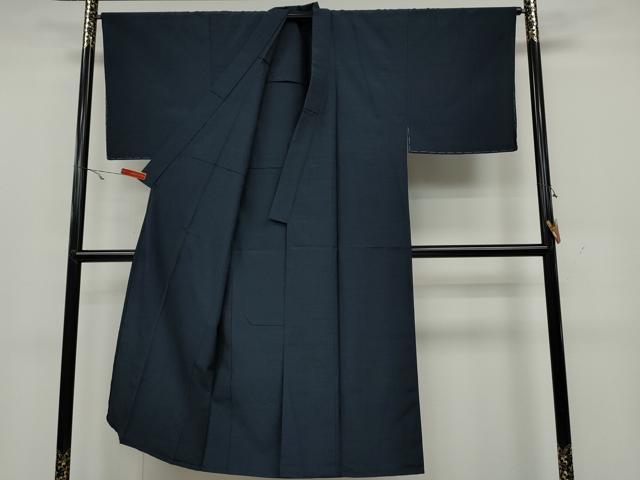 平和屋着物▽男性　紬　単衣　霞文　正絹　逸品　未使用　CAAW2828ut