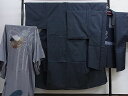 平和屋着物■男性 本場大島紬 アンサンブル・長襦袢セット 100亀甲 逸品 CAAE3361ze