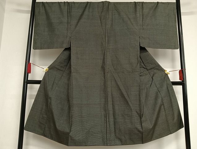 平和屋着物■男性 本場大島紬 100亀甲 正絹 逸品 AAAJ4460Bnp