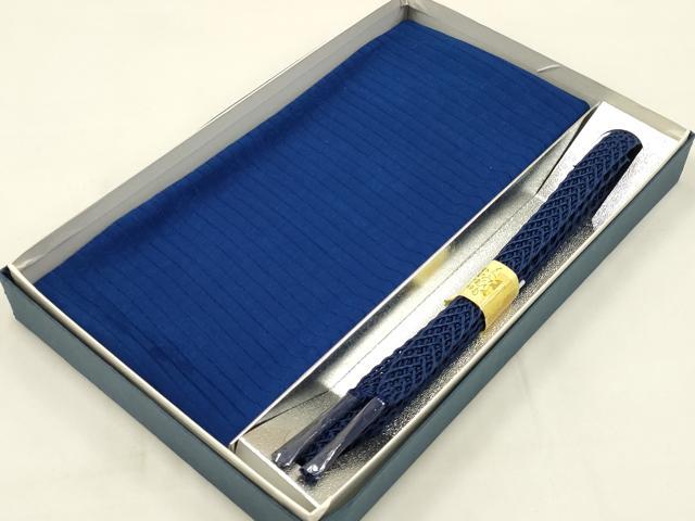 平和屋着物＊夏物 和装小物 帯締め・帯揚げセット 芝草花地紋 逸品 未使用 AABC2756ay