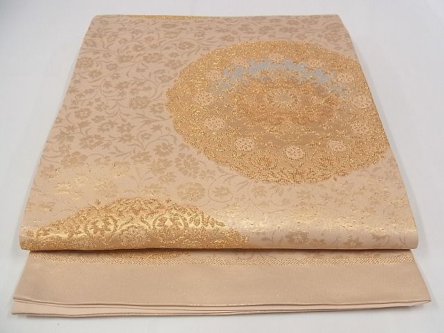 Rakuten - 平和屋着物■六通柄袋帯 洋花唐草文 金銀糸 A-pf4977
