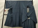 平和屋着物■男性 本場大島紬 アンサンブル 100亀甲 総詰め 正絹 逸品 AAAQ6536iu