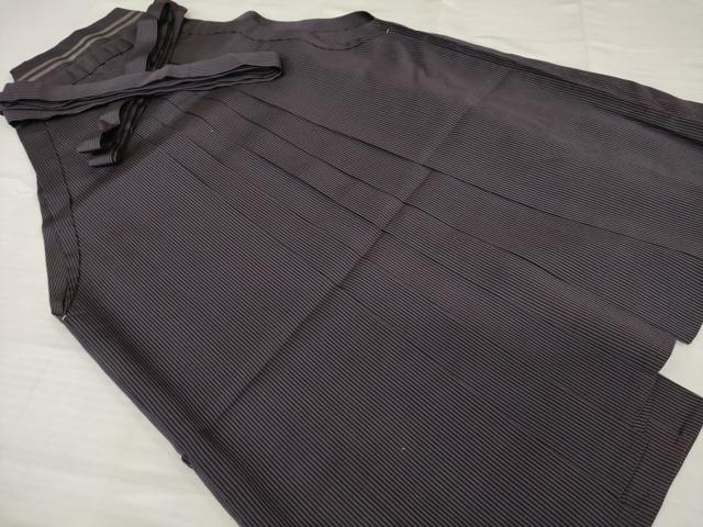 Uramono - 平和屋着物＊夏物　男性　行灯袴　縞　正絹　逸品　AABH2135ck