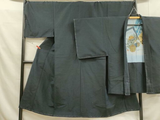 平和屋着物■男性 紬 アンサンブル 濃藍色 正絹 逸品 DAAP5685tw 平和屋着物■男性 紬 アンサンブル 濃藍色 正絹 逸品 DAAP5685tw