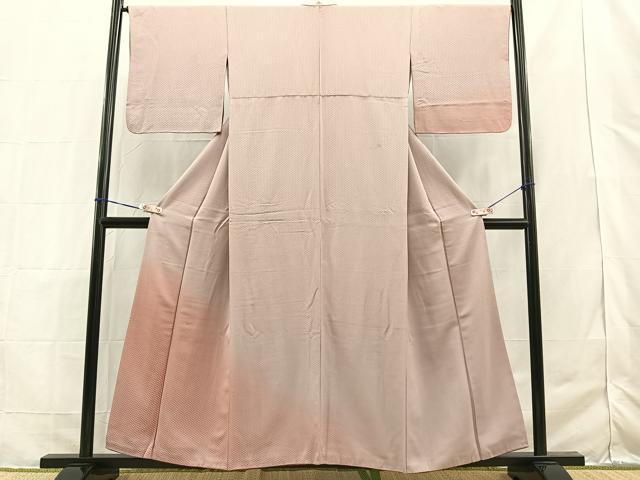 平和屋着物■訪問着 大小あられ 霞文 暈し染め 正絹 逸品 BAAQ7979yt