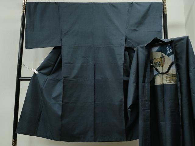 平和屋着物■男性 本場大島紬 アンサンブル 100亀甲 正絹 逸品 CAAO6048yc
