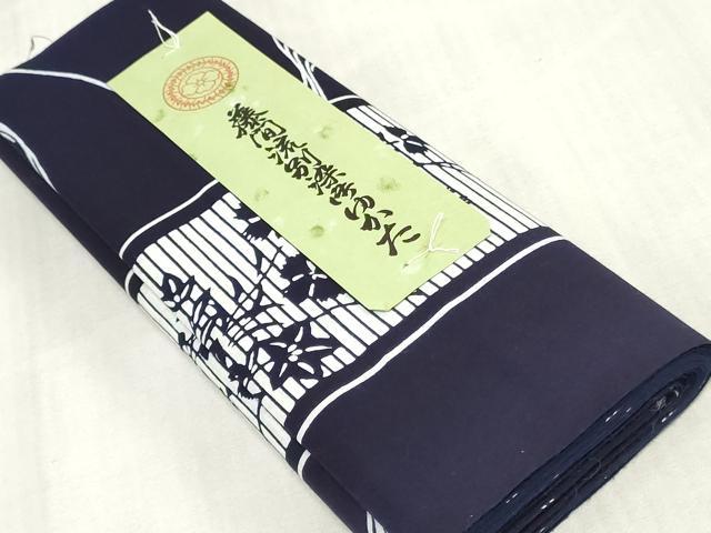 ■■■　サイズ　■■■ 長さ　　着尺分あり 幅　　　約37.5cm ■■■　商品詳細　■■■ 【綿・未使用】 状態は特に目立ったシミ汚れなどもなく大変良い状態です。 大変上質な逸品になります。 お安く出品致しますので、是非この機会にいかがでしょうか？ ■■■　注意事項　■■■ ■モニター発色の具合により色合いが異なる場合がございます。 ■寸法は多少の誤差が生じる場合がございますのでご了承ください。 ■縫込みの長さが左右非対称の場合は短い部分を記載しております。 左右非対称であってもご返品・お値引き等の保証は出来かねますので、ご了承の上ご購入をお願い致します。 ■シミ等のチェックには注意を払っておりますが、見落としがある場合もございますし、個人の見解も様々ですので神経質な方のご購入はお控えください。 ■箪笥に入っておりました着物や帯なので畳みシワや匂いがあるものもございます。 ■お休みは基本的に土日祝となりますが、その他臨時でお休みする場合がございますのでご了承ください。 ■商品の発送は平日のみの発送となります。 ■夜間と土曜、日曜日はお問い合わせの回答が遅れる場合がございます。 ■当店では、お直し、紋入れ、お手入れ等は承っておりません。 ■生地の状態（ヤケ、経年劣化等）によってはサイズ直しが出来ない場合がございます。 その点もどうかご了承のうえ、ご購入をお願いいたします。 ■弊社で取り扱う商品は一点ものにつき、時期や在庫状況に応じて金額が変更となる場合がございます。 ■検針は行っておりません。予めご了承いただきますようお願いいたします。 ■【洗える着物】と記載のある商品におきましては、商品お届け後に洗濯を行ってしまってからのご返品にはご対応しかねます。 念の為、専門店でのお手入れをお願いいたします。 ■写真に写っている物が全てになります。それ以外の付属品はございませんのでご了承ください。 ■状態に関する写真につきましては、掲載可能な写真枚数に限りがあるため、各箇所につき1枚参考画像を掲載しております。 ■着物のサイズ目安は下記を参考ください↓ ＜女性着物＞　お端折り次第で＋5cm　−1cmが着用可能サイズ 　例）身丈170cmの場合、身長160cm〜175cm ＜男性着物＞　身丈＋約25cm〜27cm程が適応身長 　例）身丈155cmの場合、身長180〜182cm