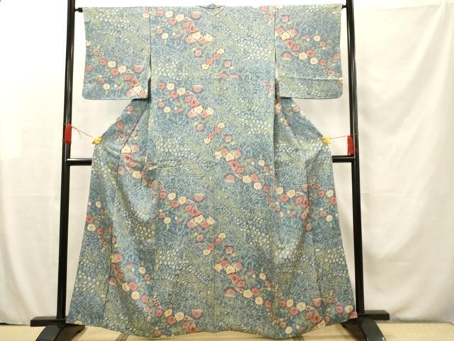 平和屋着物■上質な小紋 辻が花 正絹 逸品 AAAR3919fy