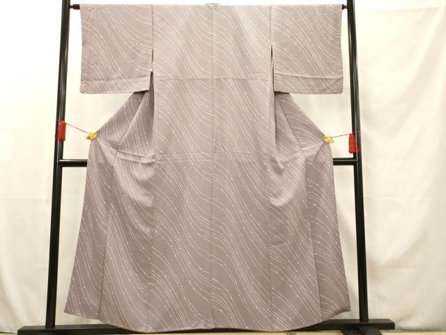 平和屋着物■上質な小紋 蕾 正絹 逸品 AAAR7522fy