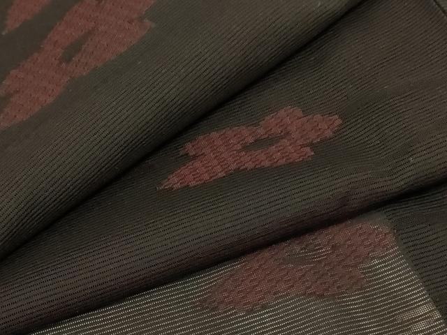 平和屋着物＊夏物 小紋 絽 舞花文 正絹 逸品 AAAX9999jd