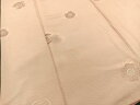 平和屋着物■上質な色無地 花絵皿 一斤染色 正絹 逸品 BAAQ0652ct