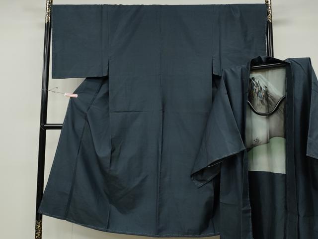 平和屋着物●男性　本場大島紬　アンサンブル　100亀甲　総詰め　正絹　逸品　未使用　CABD7378ut