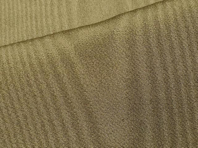 平和屋着物■上質な色無地　木目地紋　油色　正絹　逸品　未使用　CAAY6579gh