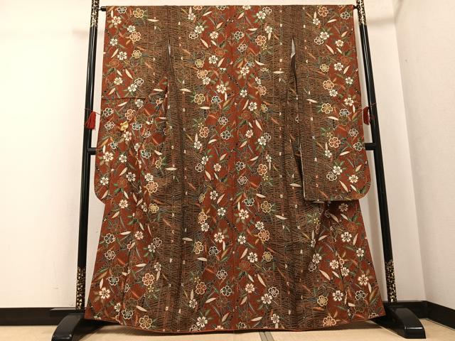 平和屋着物●豪華振袖　花尽くし　金彩　正絹　逸品　AABG5772ph