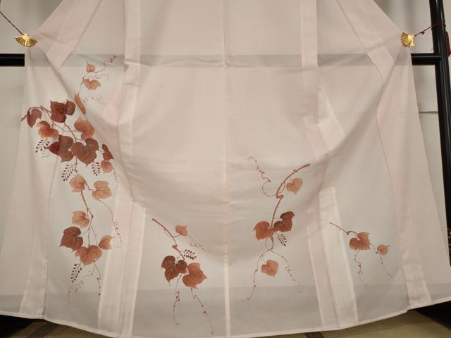 平和屋着物＊夏物　訪問着　絽　蔦の葉文様　洗える着物　AABB0500st 3