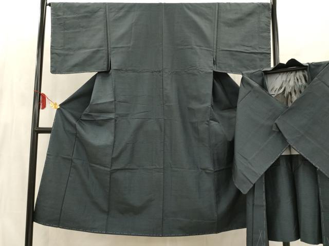 平和屋着物■男性 本場大島紬 アンサンブル 100亀甲 総詰め 正絹 逸品 未使用 AAAQ4038ja