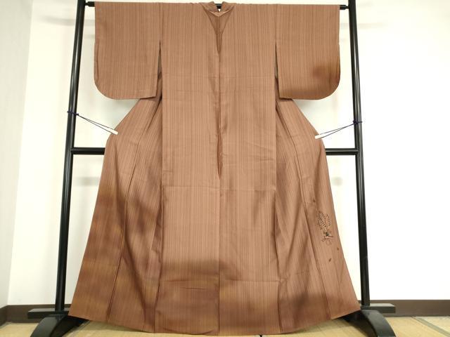 平和屋着物▽訪問着　単衣　作家物　霞文　やまと金ラベル　正絹　逸品　未使用　DAAX3036az