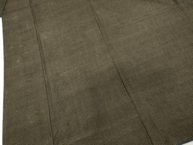 平和屋着物■男性　紬　幾何学文　正絹　逸品　DAAZ1349qa