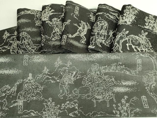 m460 BANKANわものや　九寸名古屋帯　刺し子青海波花文　正絹 楽天市場】bankan わ もの やの通販