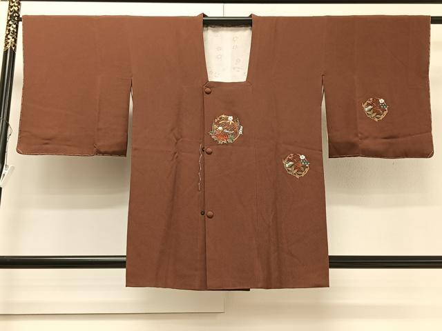 Coat - 平和屋着物∞中国三大刺繍　スワトウ刺繍　汕頭刺繍　道行コート　総刺繍　束ね熨斗花丸文　正絹　逸品　未使用　CAAT6000id