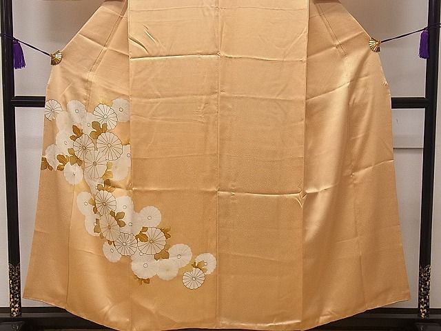 平和屋着物■訪問着　駒刺繍　草花文　逸品　CAAB8440dy
