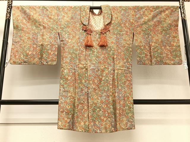 平和屋着物▽道行コート スリーシーズン 春夏秋 塵除け 紗 斜線文