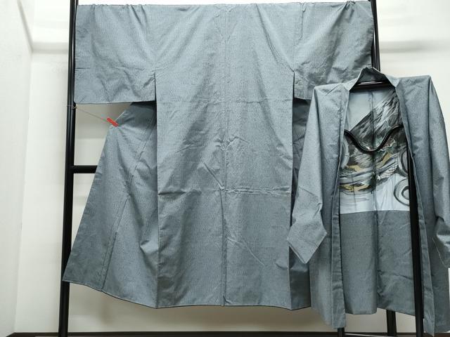 ■■■　サイズ　■■■ 【着物】 身丈 138.5cm（肩から） 裄丈 72.5cm 袖丈 48cm　縫込み 0cm 袖幅 37.5cm 前幅 28.5cm 後幅 32cm 着物縫いこみ 内揚げ 3.5cm 裄 お袖側 約0cm　身頃側 約...