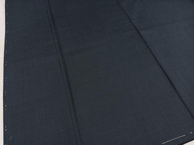 平和屋着物●男性　紬　アンサンブル　100亀甲　総詰め　羽裏：龍　正絹　逸品　未使用　BAAU4603gt