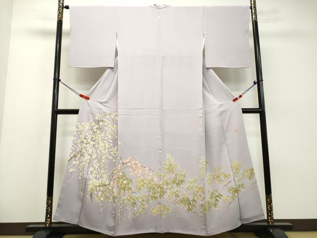 平和屋着物○本加賀友禅作家 百貫華峰 色留袖 草花文