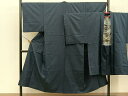 平和屋着物■男性 お召 アンサンブル 絣文様 正絹 逸品 BAAS0801me