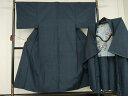 平和屋着物■男性 紬 アンサンブル 褐返色 正絹 逸品 AAAP8412ma