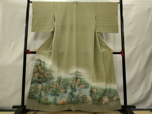 平和屋着物■豪華色留袖 作家物 手描き 中部山岳国立公園 暈し染め 正絹 逸品 AAAS4487ou