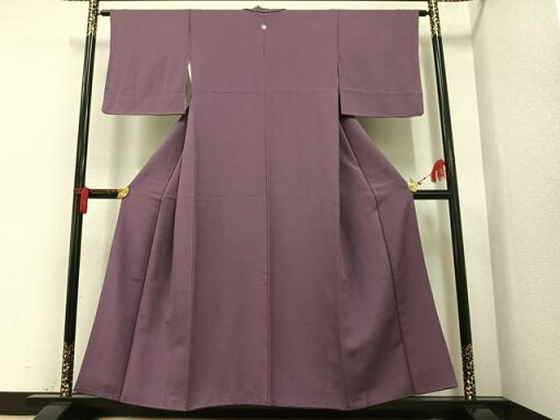 平和屋着物■上質な色無地 二藍色 正絹 逸品 AAAS4845ph 平和屋着物■上質な色無地 二藍色 正絹 逸品 AAAS4845ph