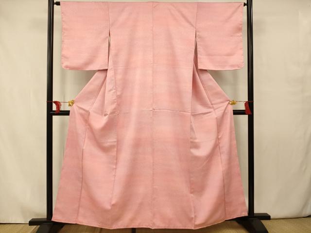 平和屋着物■小紋 霞文 暈し染め 洗える着物 AAAY4595fw