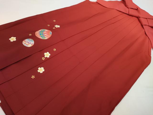 平和屋着物●女性　行灯袴　花鞠文　暈し染め　金彩　洗える着物　CABC2278ut